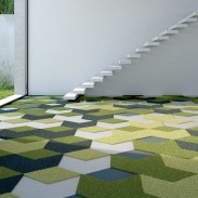 Teppichboden Grün Verde Vorwerk Textiles Dart Diamond Quer